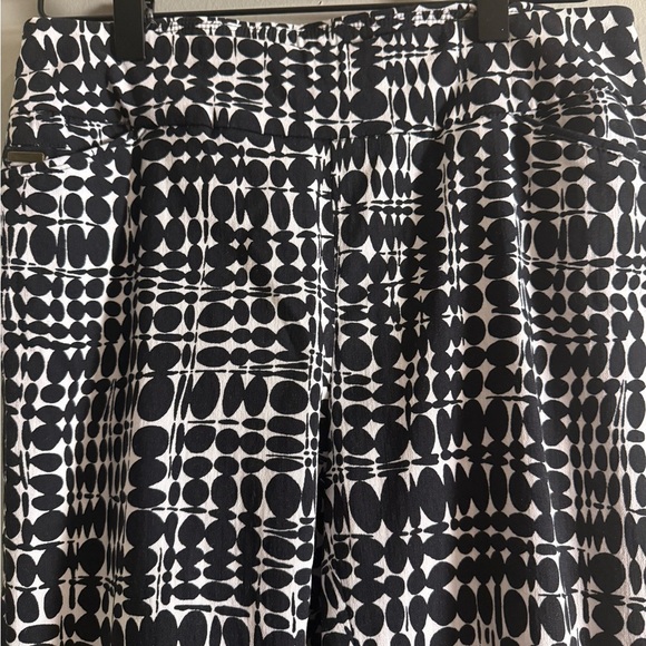 Premise Black and White Abstract Print Pants - Picture 3 of 9